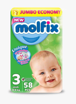 Picture of Molfix Jumbo Medium 60 Diapers
