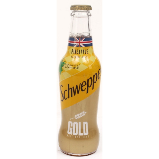 Picture of Schweppes Gold Drink Malt Pineapple 250ml