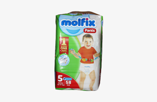 Picture of Molfix Pants Junior 58 Pcs Size 5