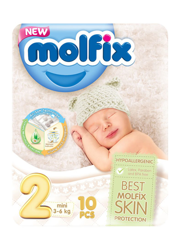 Picture of Molfix Diapers Mini 10pic 3-6 kg