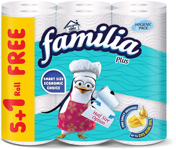 Picture of Familia Kitchen Roll 2 Layer 6 Roll