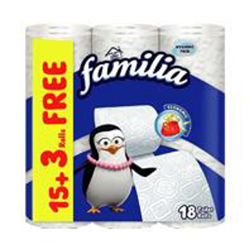 Picture of Familia Classic Toilet Roll 15+3 Roll Free