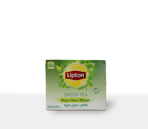 Picture of Lipton Green Tea Pure Non Bitter 100pcs + Mug