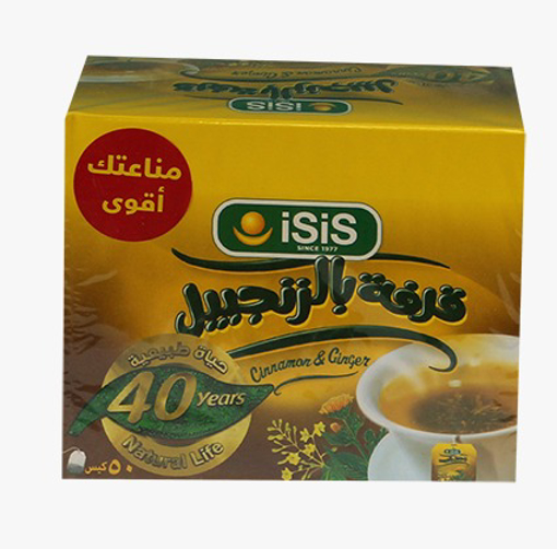 Picture of Isis Cinnamon With Ginger 50 Bags