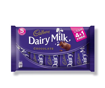 Picture of Cadbury Dairy Milk Chocolate 37 gm 4+1