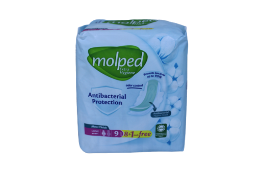 Picture of Molped Extra Hygiene 8+1 Pads Free Long