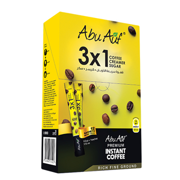 Picture of Abu Auf 3*1 Instant Coffee Creamer Sugar Sachet