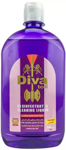 Picture of Diva Toll Kills Bacteria Germs & Fungi 500ml