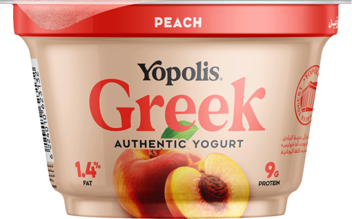 Picture of Yopolis Greek Authentic Yougurt Peach 150gm