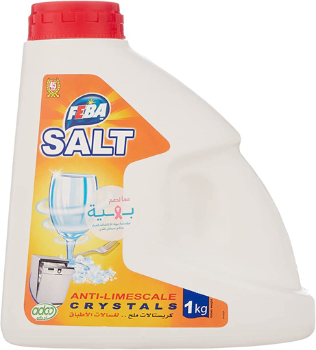 Picture of Feba Liquid Dishwasher Cleaner Crystals Salt 1 Kg