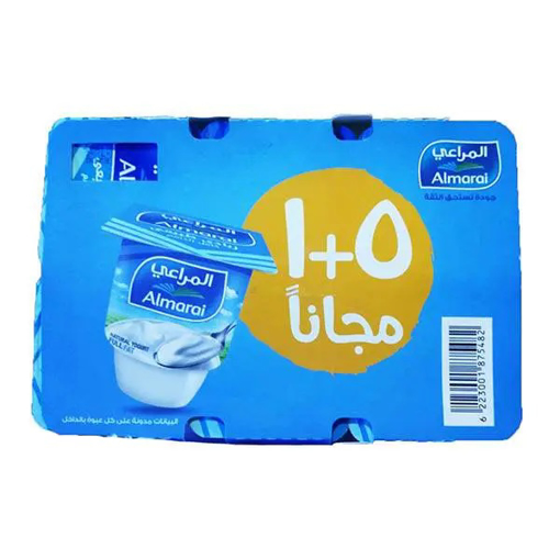 Picture of Almarai Yogurt 105 gm 5+1 Free