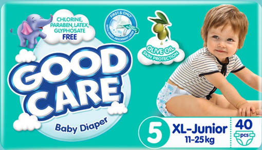 Picture of Good Care Baby Diaper Junior 40 Pcs Size 5 Large