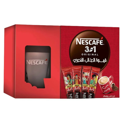 Picture of Nescafe 3*1 Original 24 pcs + Mug