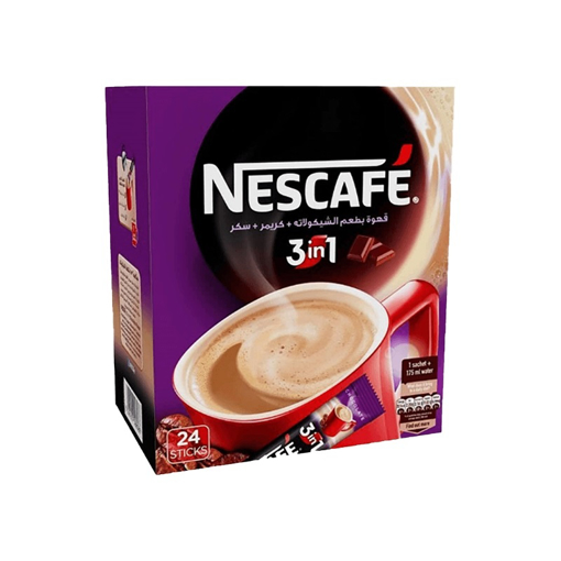 Picture of Nescafe 3*1 Chocolate 24 pcs + Mug