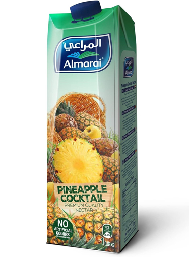 Picture of Almarai Pineapple Cocktail Juice 1 Liter
