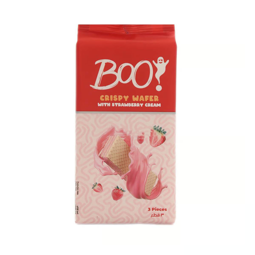 Picture of Boo Wafer Strawberry 3 Pcs