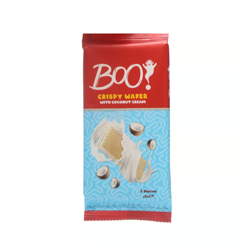 Picture of Boo Wafer with Chocolate Cream & Coconut 2 Pcs