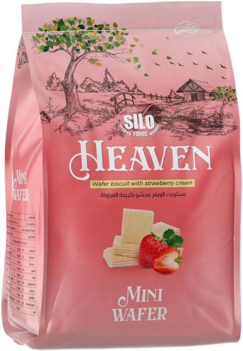 Picture of Heaven Mini Wafer Biscuit With Strawberry 100 gm