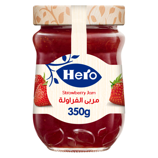 Picture of Hero Strawberry Jam Glass 340 gm