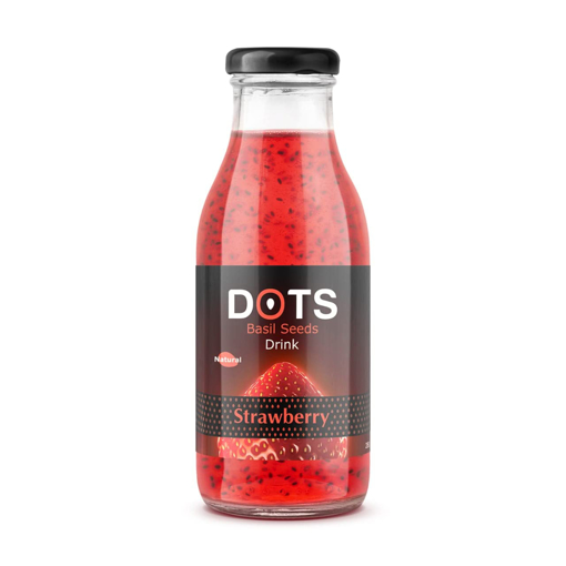 Picture of Dots Basil Drink Strawberry Flavor 250 ml