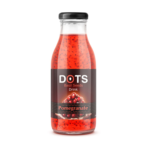 Picture of Dots Basil Drink Pomegranate Flavor 250 ml