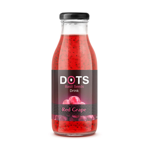 Picture of Dots Basil Drink Red Grape Flavor 250 ml