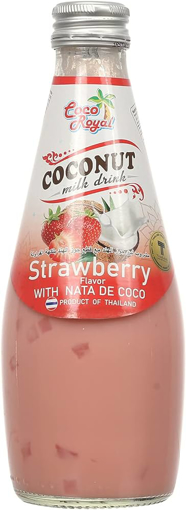 Picture of Coco Royal Coconut Milk Strawberry Flavor 290 ml