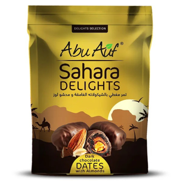 Picture of Abu Auf Sahara Delights Dark Chocolate Dates 300gm