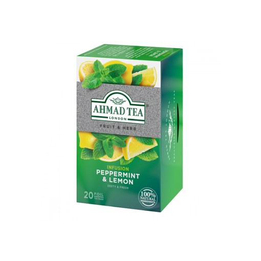 Picture of Ahmad Tea Herb Mint & Lemon 20 Bags