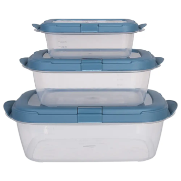 Picture of Aksa Smart Microwave Box Set 3 Pcs Blue