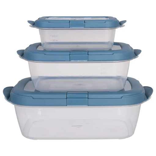 Picture of Aksa Smart Microwave Box Set 3 Pcs Blue