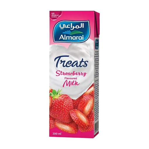 Picture of Almarai Treats Strawberry Milk 200 ml