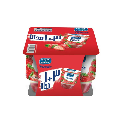 Picture of Almarai Yogurt Strawberries 105 gm 3+1