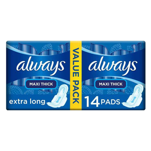 Picture of Always Maxi Thick Extra Long 14 Pads