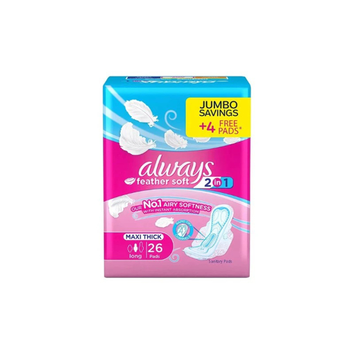 Picture of Always Softest Pad For Sensitive Skin Maxi 28 Pads
