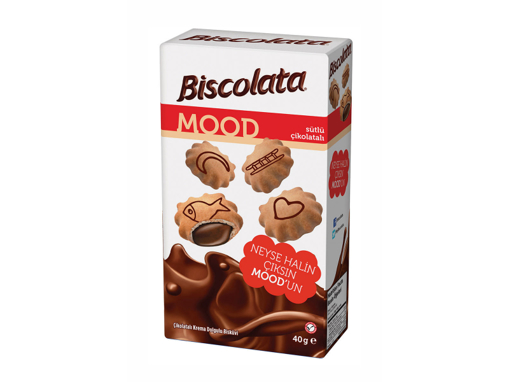 Picture of Amada Mood Biscuits With Chocolate Cream 40g