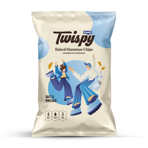 Picture of Twispy Baked Hummus Chips Salt & Vinegar 60 gm