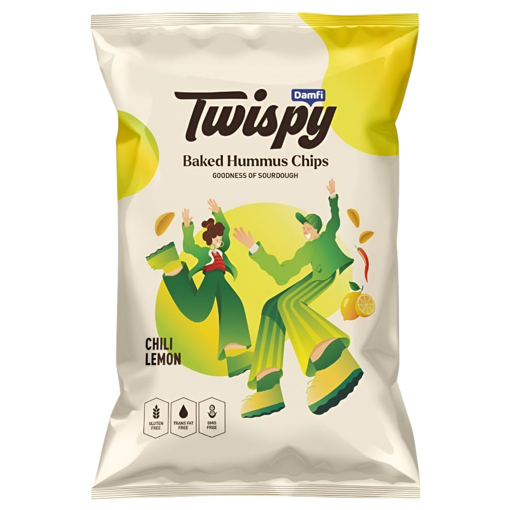 Picture of Twispy Baked Hummus Chips Chili & Lemon 60 gm