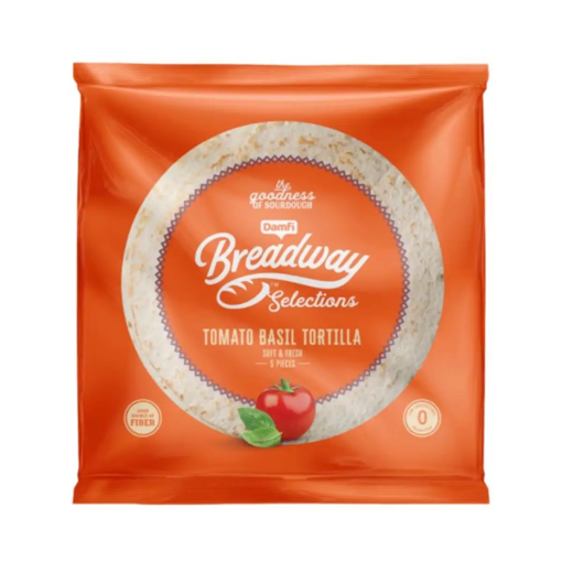 Picture of Breadway Tomato Basil Tortilla 5 Pcs