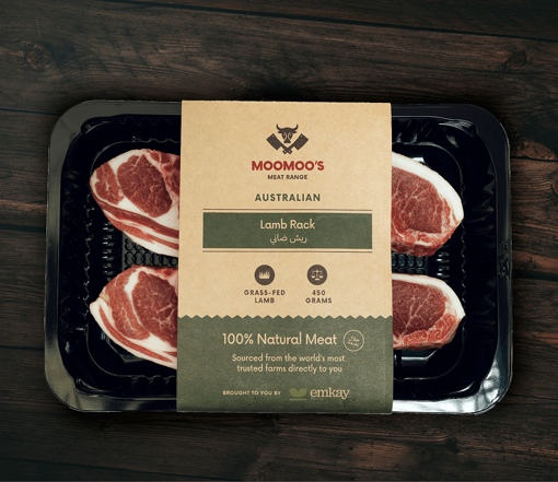 Picture of Moomoos Australian Lamb Racks 450 gm