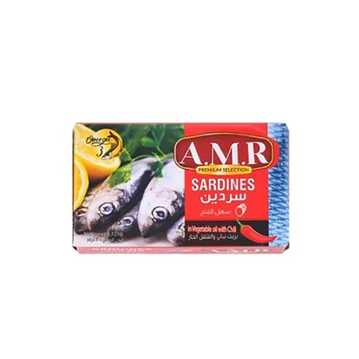 Picture of AMR Sardines Morroccian Chili 125gm