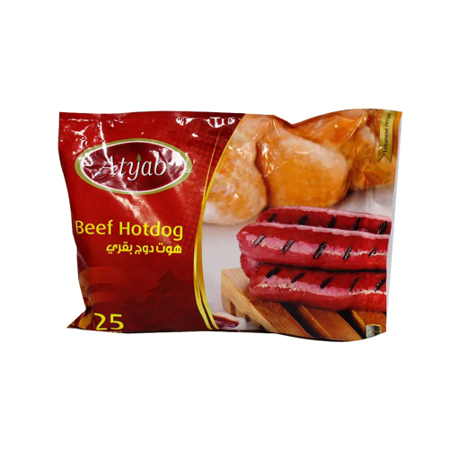 Picture of Atyab Beef Hot Dog 25 Pcs 1 Kg
