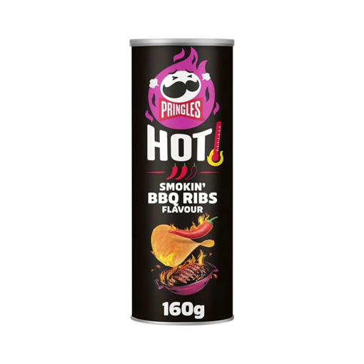Picture of Pringles Hot Spicy BBQ Flavour 160 gm