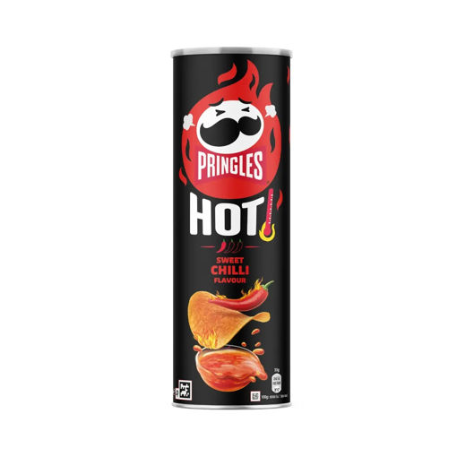 Picture of Pringles Hot Sweet Chilli Flavour 160 gm