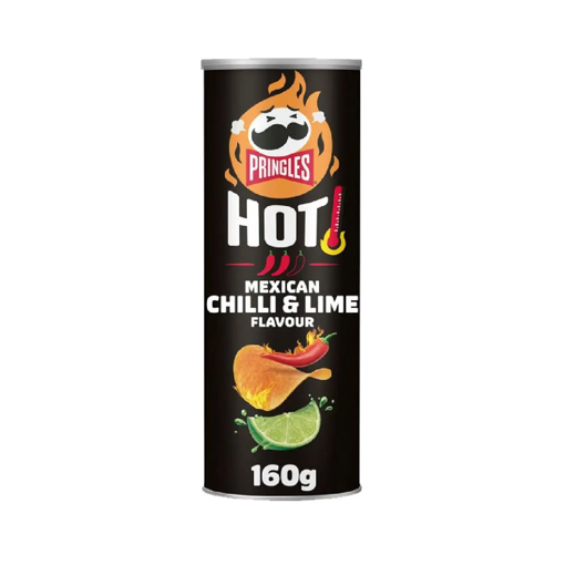 Picture of Pringles Hot Chilli &Lime Flavour 160 gm