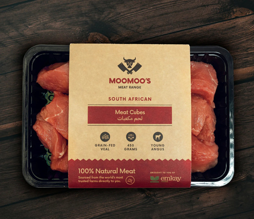 Picture of Moomoos SA Veal Meat Cubes 450 gm