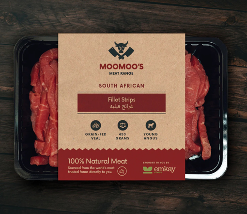 Picture of Moomoos SA Veal Fillet Strips 450 gm