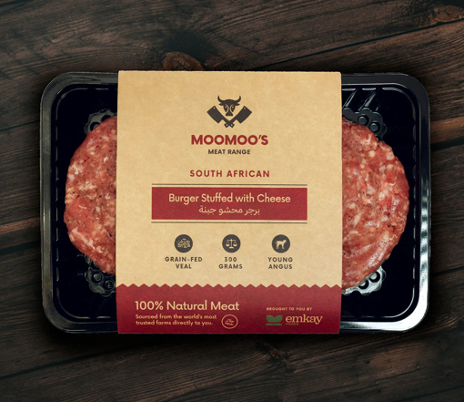 Picture of Moomoos SA Burger with Cheese 300 gm