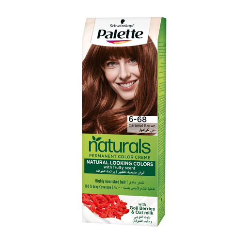 Picture of Palette Naturals Hair Dye Caramel Brown 50 ml 6-68