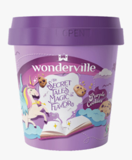 Picture of Wonderville Purple Cookies Ice Cream 150 ml